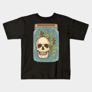 SKULL IN THE JAR Kids T-Shirt